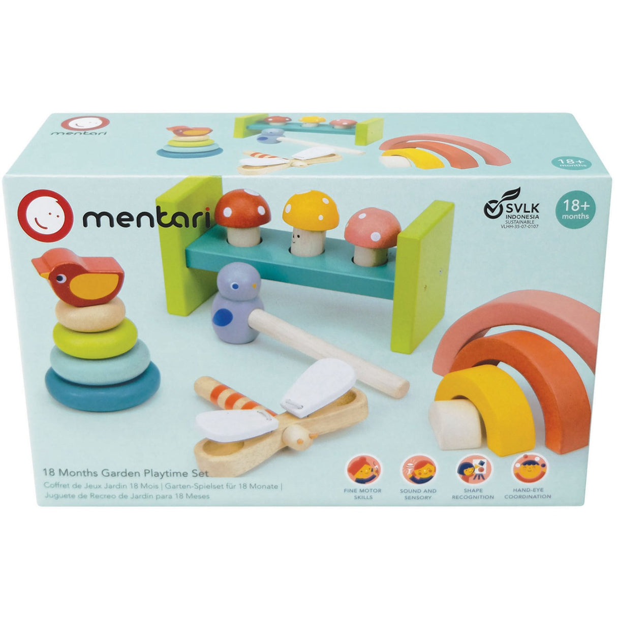 Mentari Hammerboard Sett Hage Tema