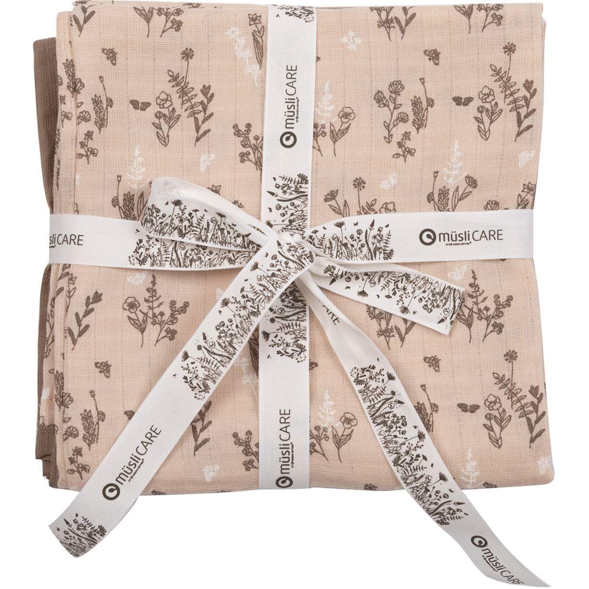 Müsli Nightingale/ Balsam Cream/ Walnut Flora Cloth Diaper 2-Pakning