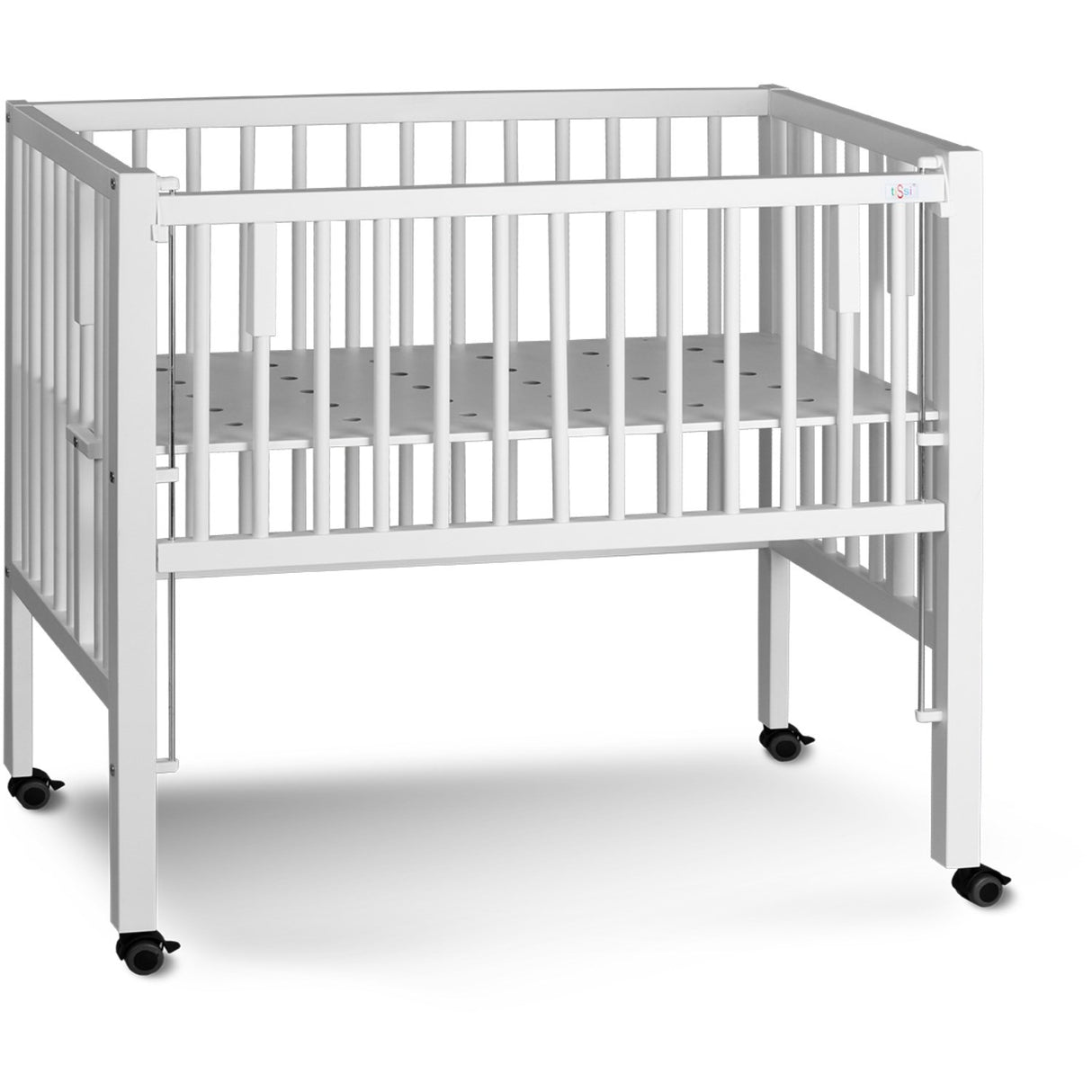 tiSsi® White Laquer Maxi Barneseng Massiv Bøk
