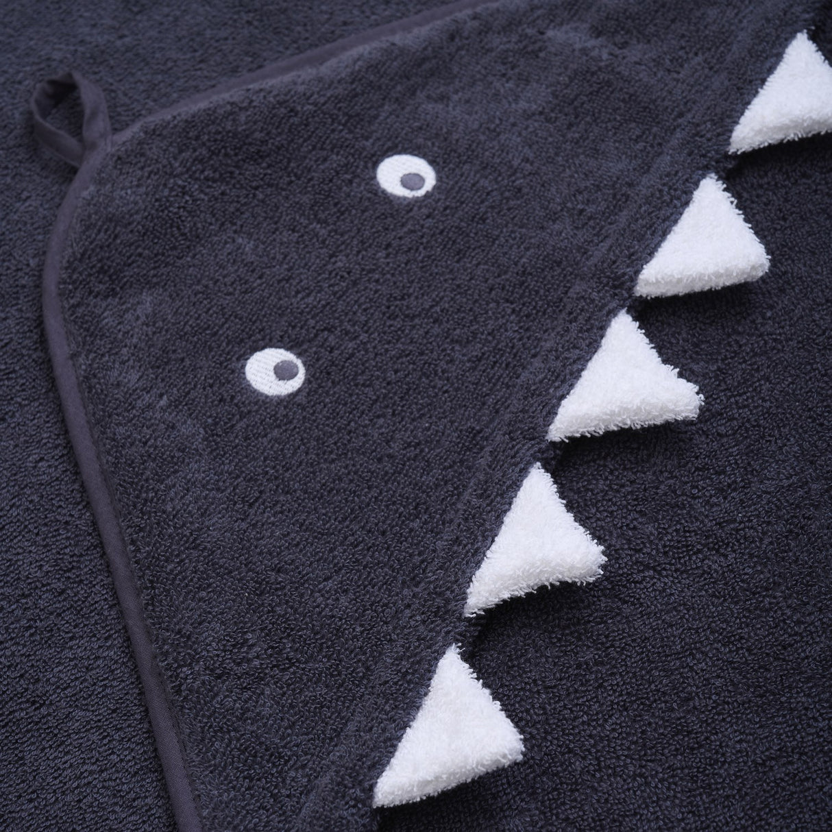 Pippi Odyssey Gray Hooded Baby Håndkle