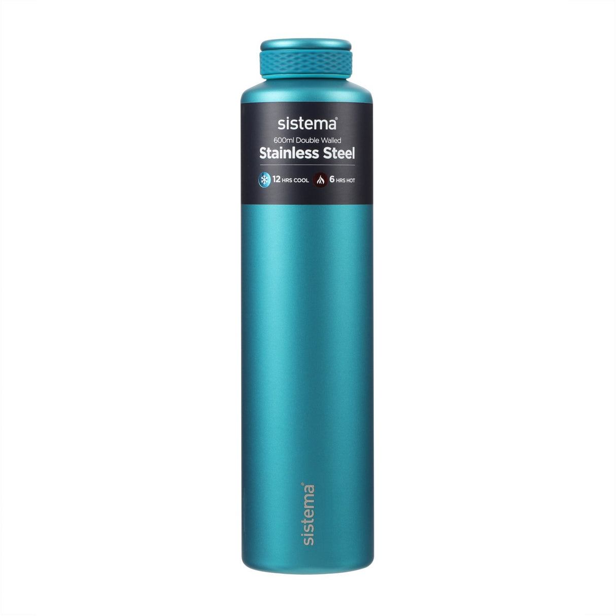 Sistema Stainless Steel Drikkeflaske 600 ml Teal