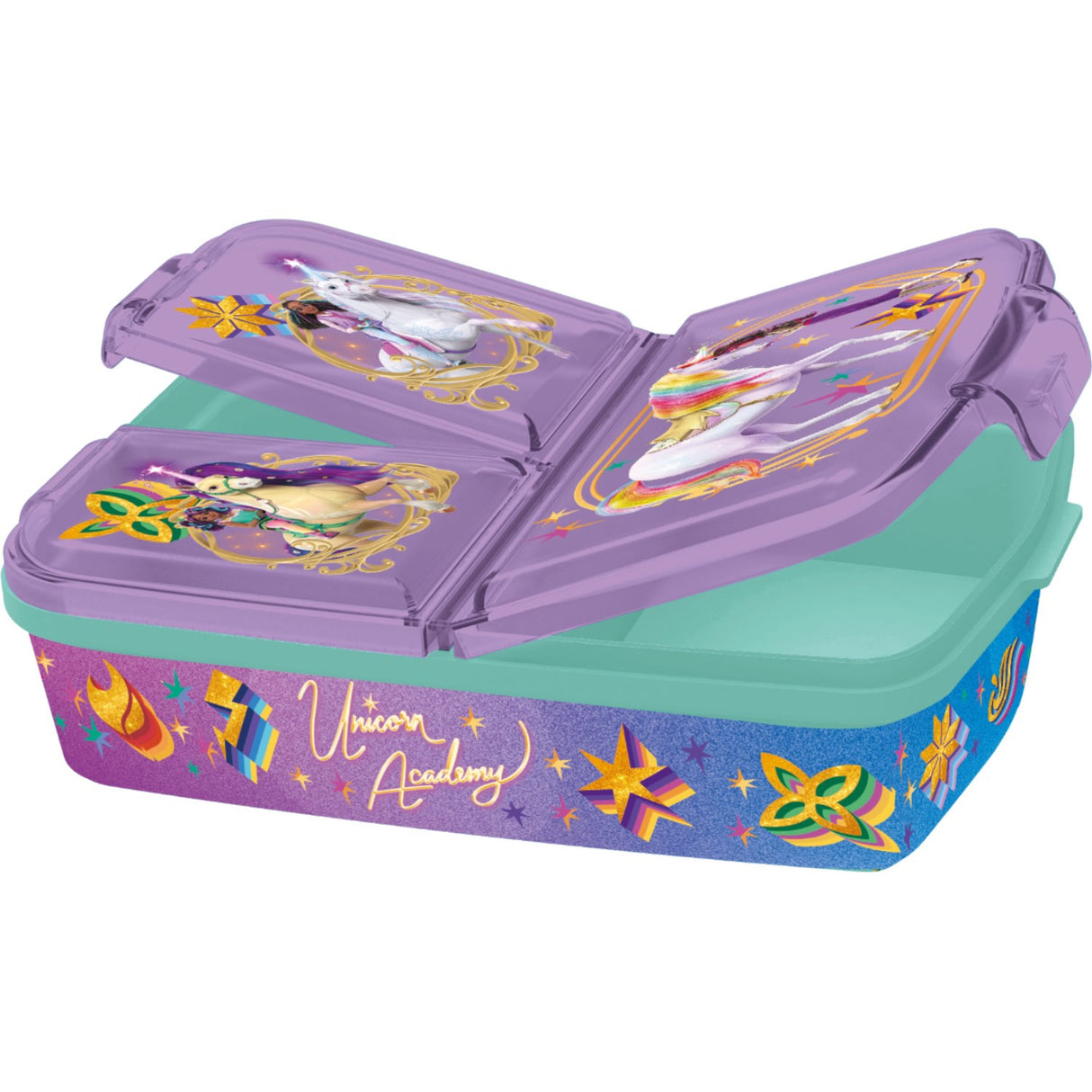 Euromic Unicorn Academy Multi-Compartm. Lunch Box