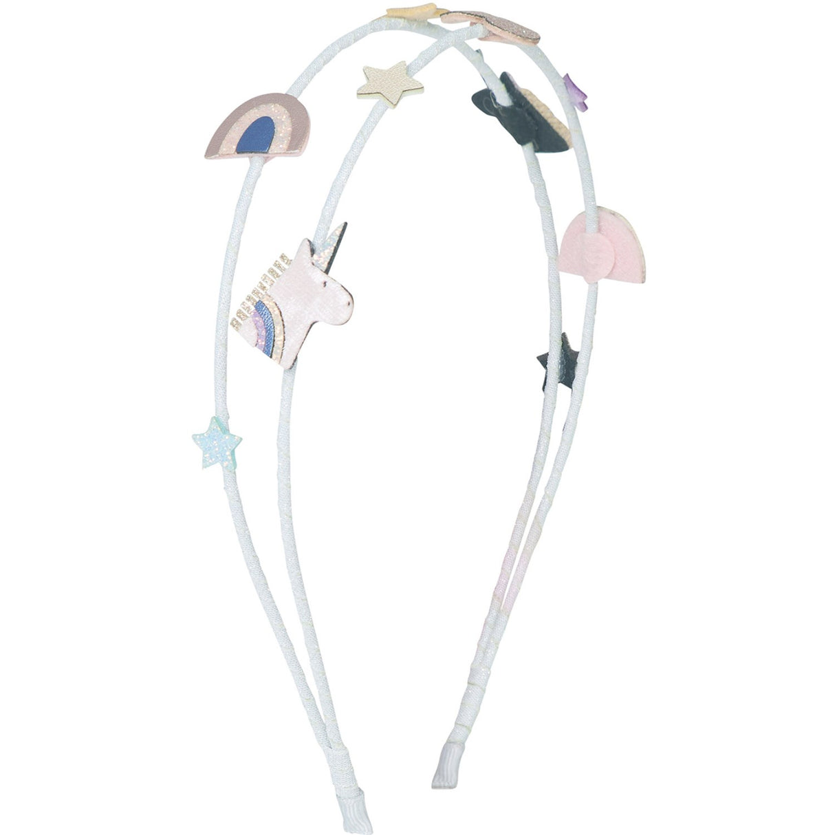 Mimi & Lula Dobbel Hårbøjle - Unicorn Celeste