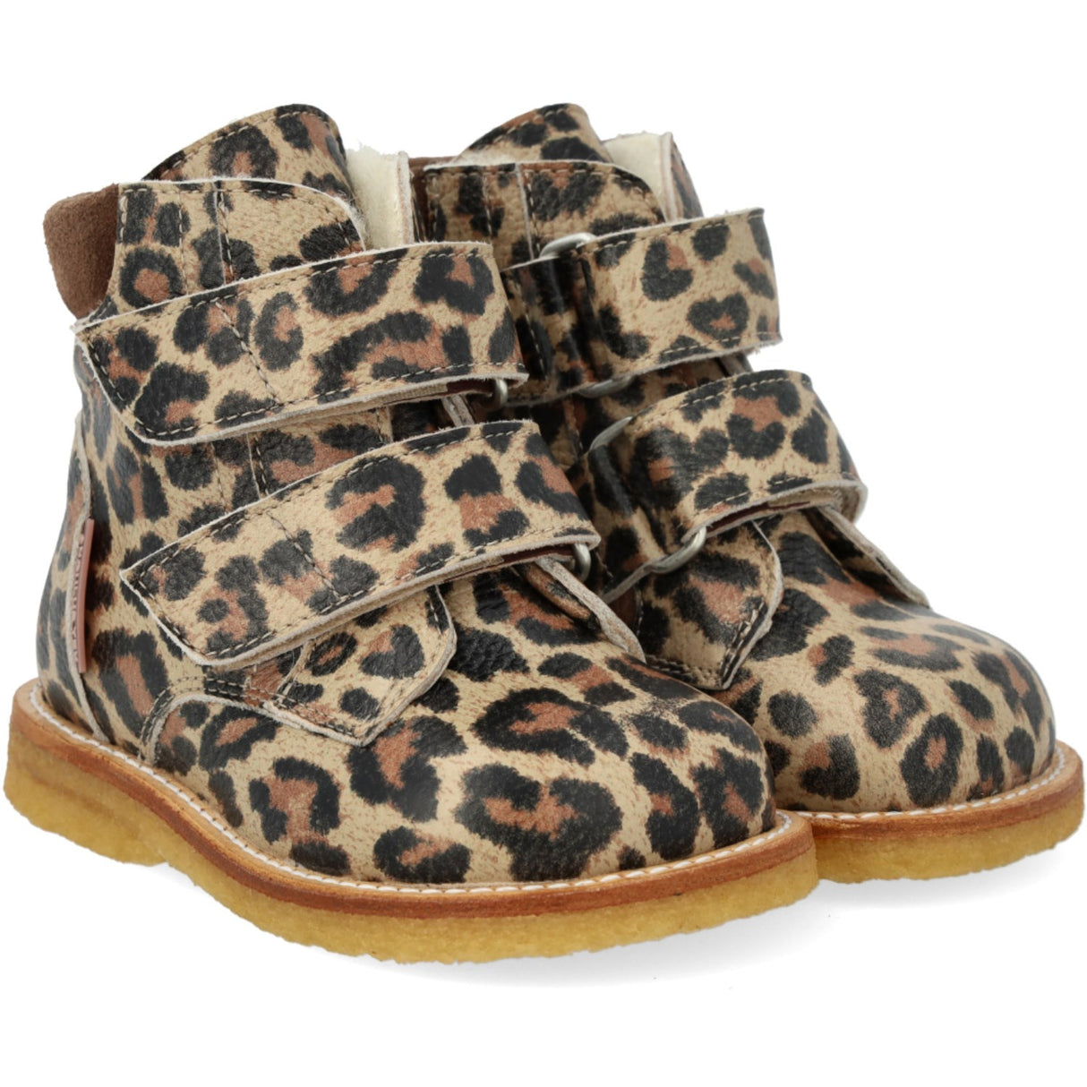 Angulus Beige Leo/Taupe Nybegynner TEX Støvel med borrelås Lukking