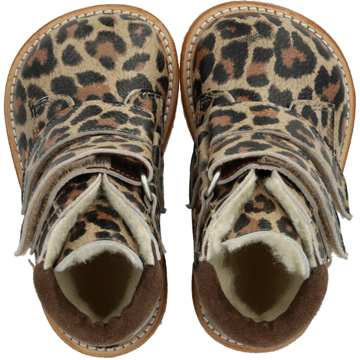 Angulus Beige Leo/Taupe Nybegynner TEX Støvel med borrelås Lukking