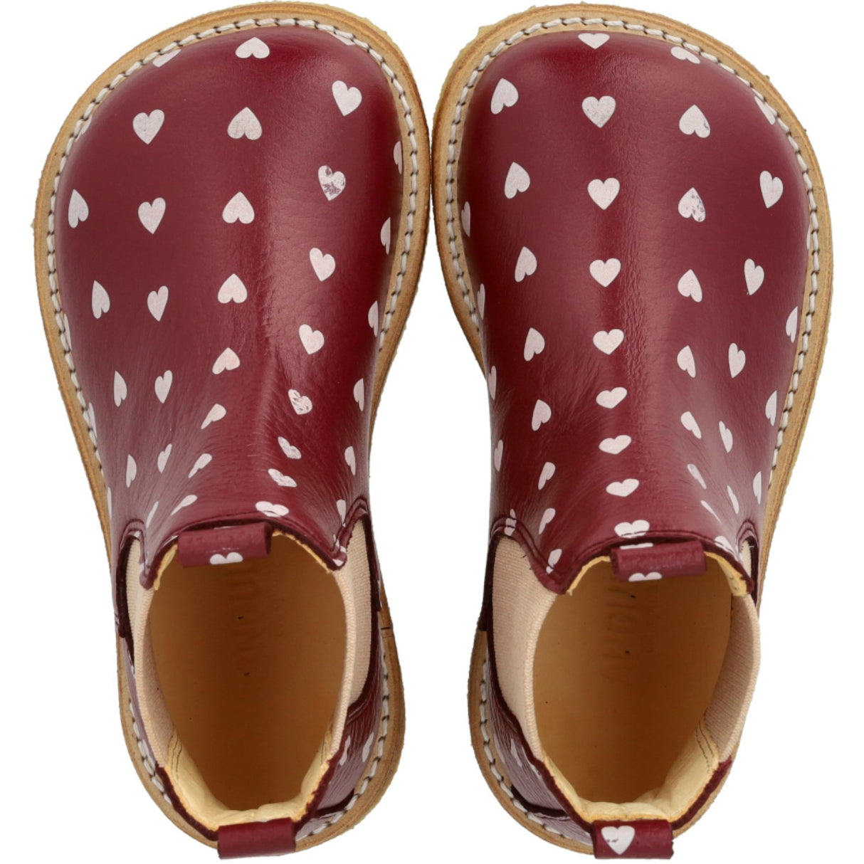 Angulus Berry Hearts/Rose Elastisk Chelsea Trykt Støvel