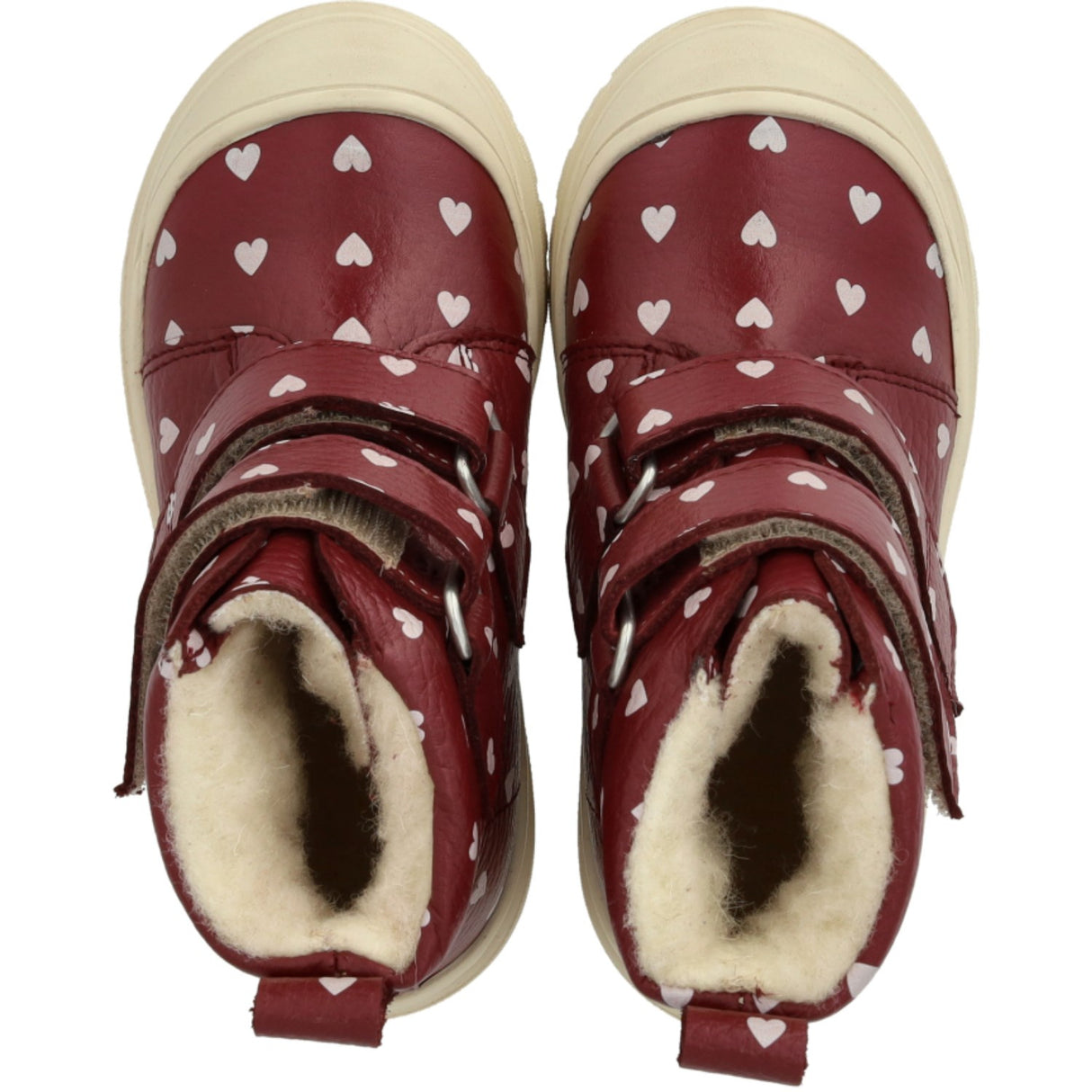 Angulus Berry W. Rose Hearts Heart Print TEX Støvel med ullfôr