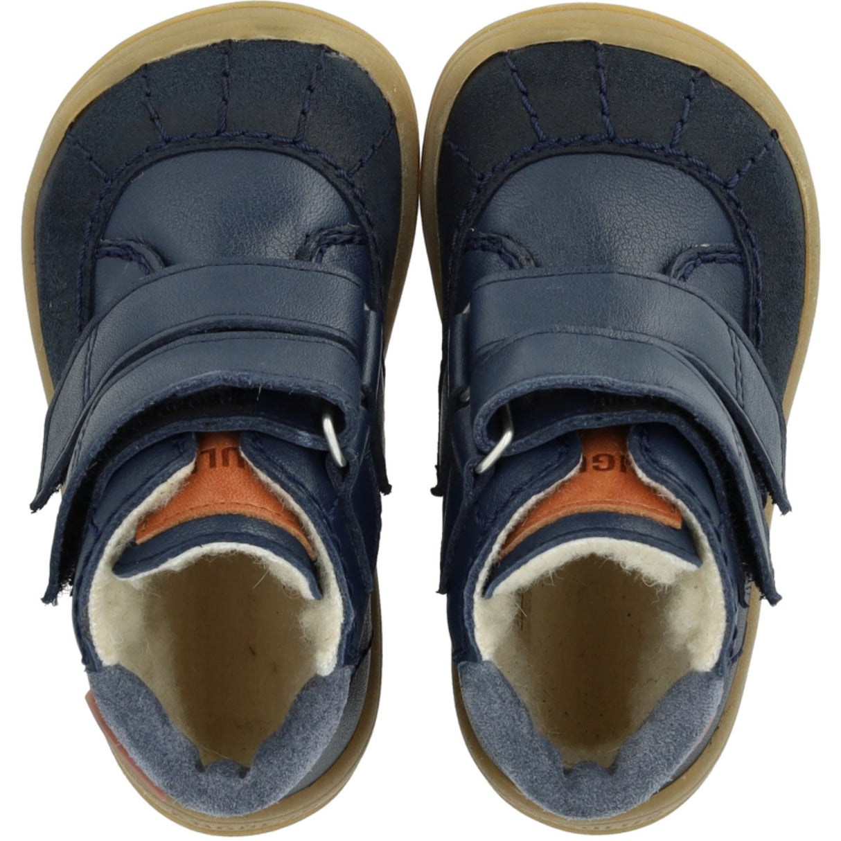 Angulus Navy/Tan/Blue Fog TEX-støvel for nybegynnere med kontrastsømmer