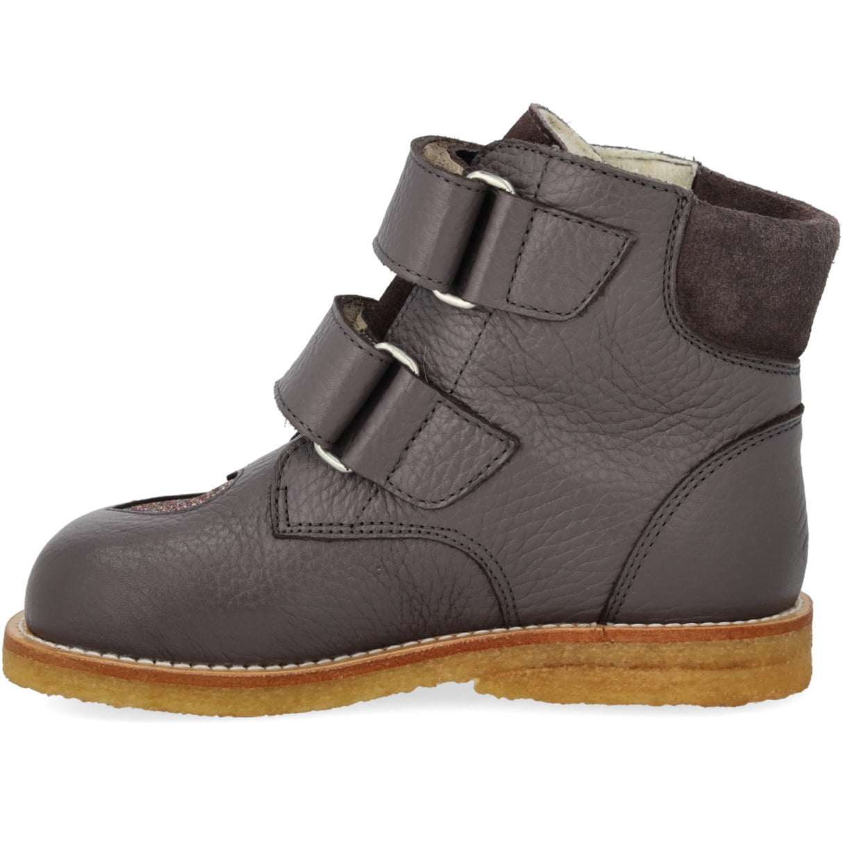 Angulus Lavendel/Multi Glitter/Lavende TEX Støvel med Glitrende Glitter Hjerter