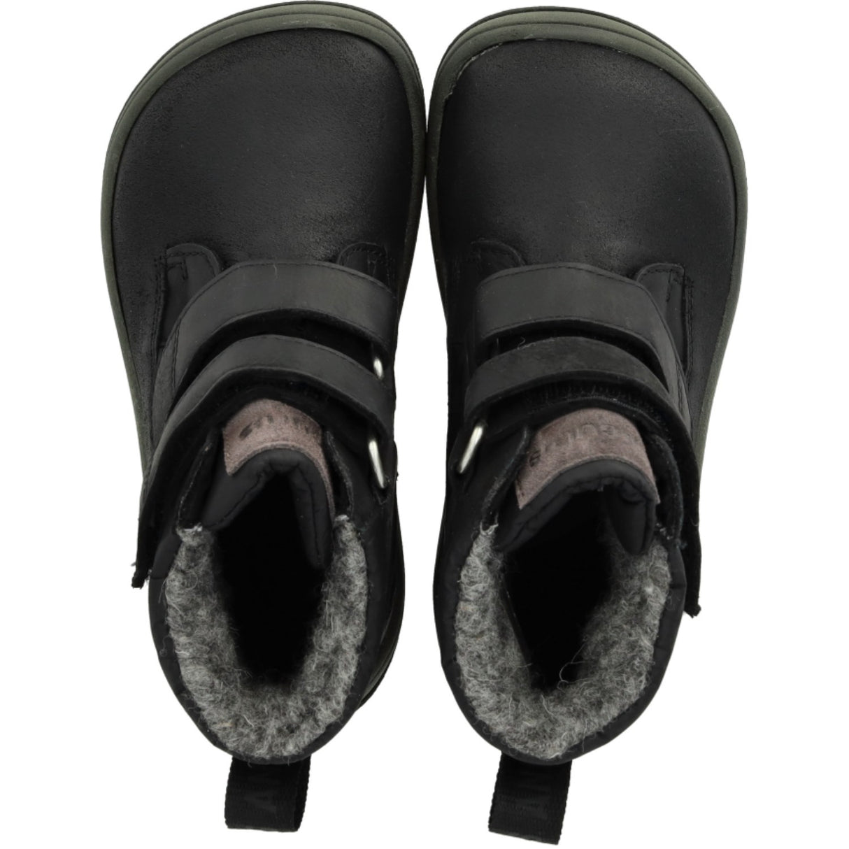 Angulus Svart/Mørkegrå TEX-støvel i nylon med slitesterke skinndetaljer