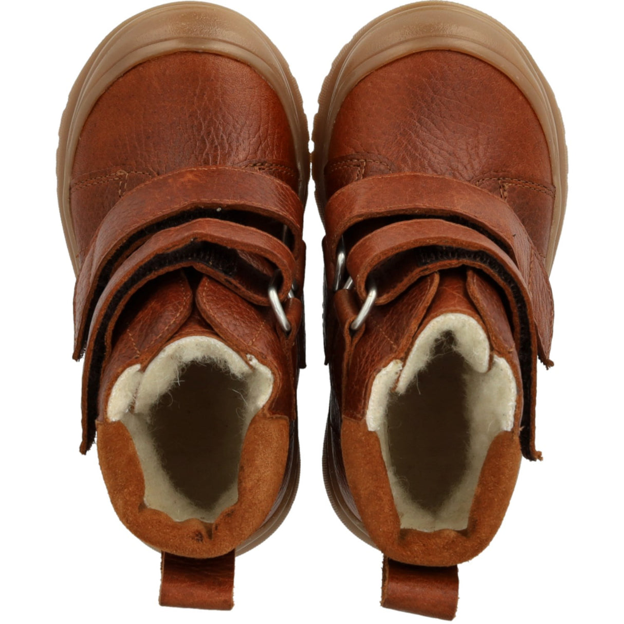 Angulus Cognac/Cognac TEX-støvel for nybegynnere med mykt merinoullfôr