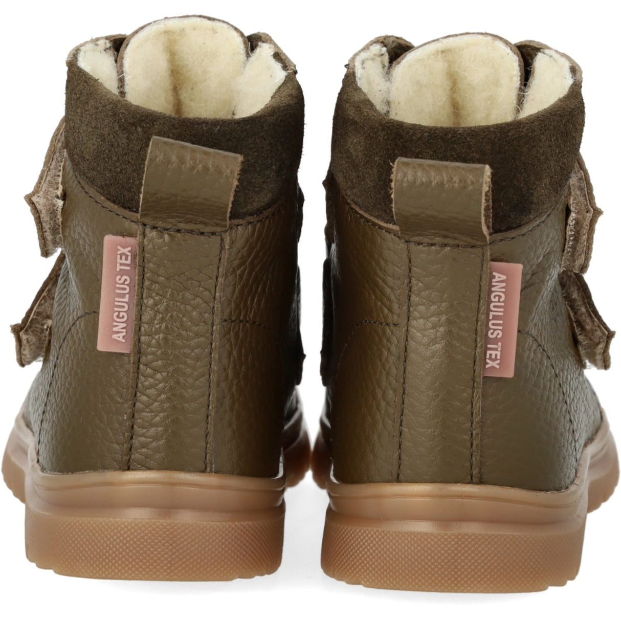 Angulus Dark Olive/Forrest TEX-støvel for nybegynnere med mykt merinoullfôr