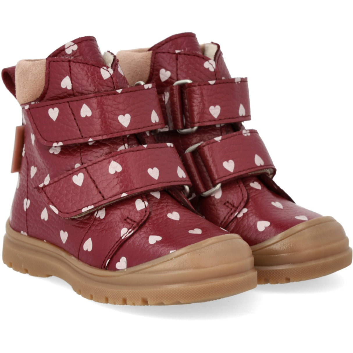 Angulus Berry Hearts/Rosebud Begynner TEX-støvle Med Print Og Merino Uldfoer