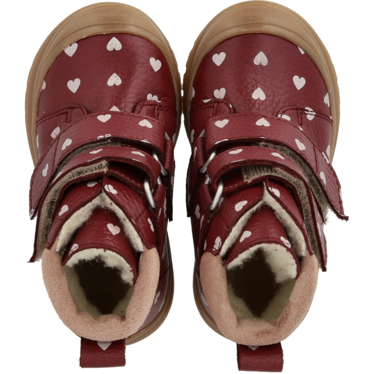 Angulus Berry Hearts/Rosebud Begynner TEX-støvle Med Print Og Merino Uldfoer