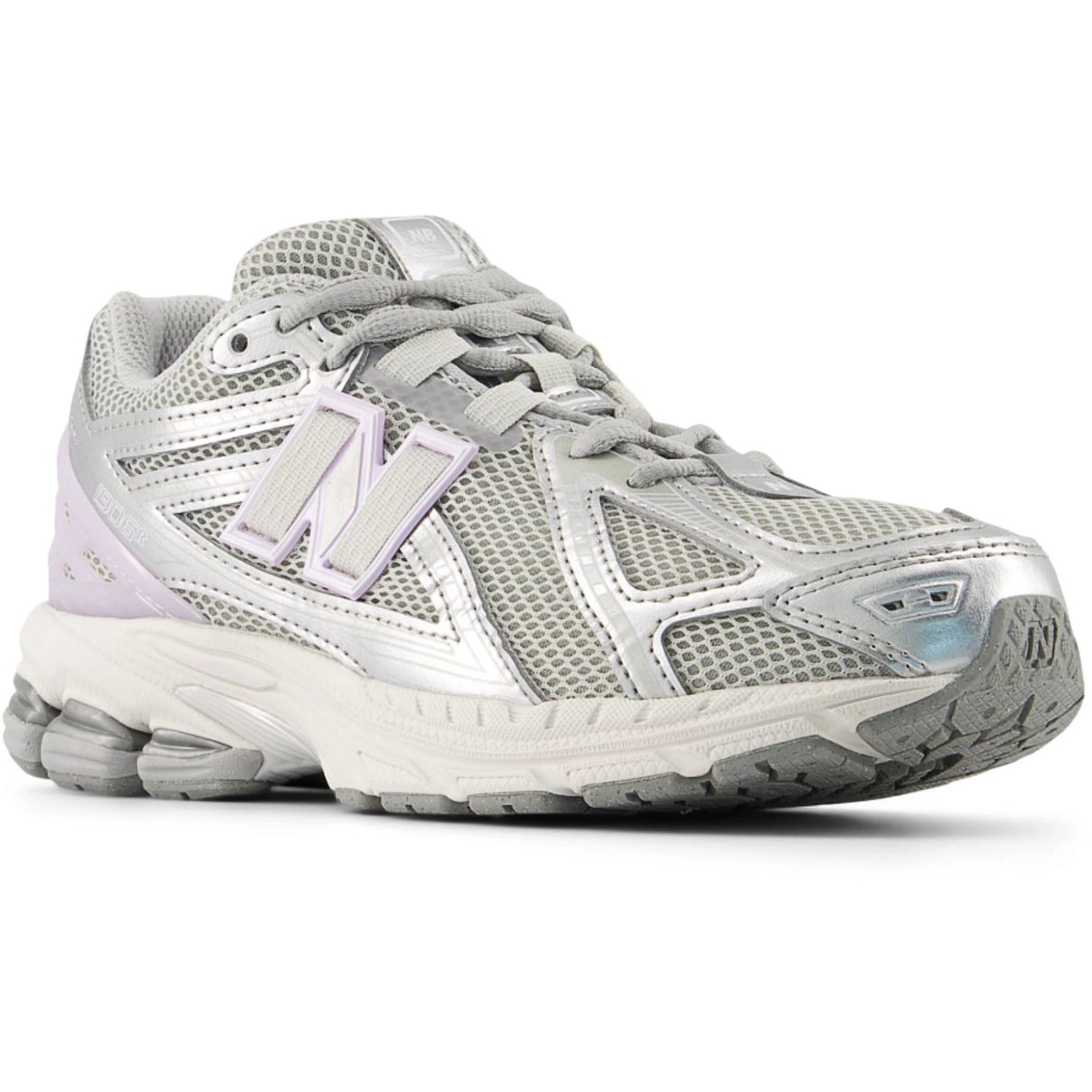 New Balance Silver Metallic 1906 Kids Lace Sneakers
