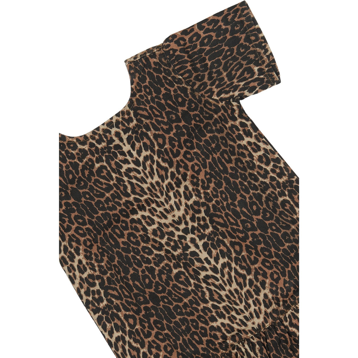 The New Feather Gray AOP TNPanya S_S Denim Kjole