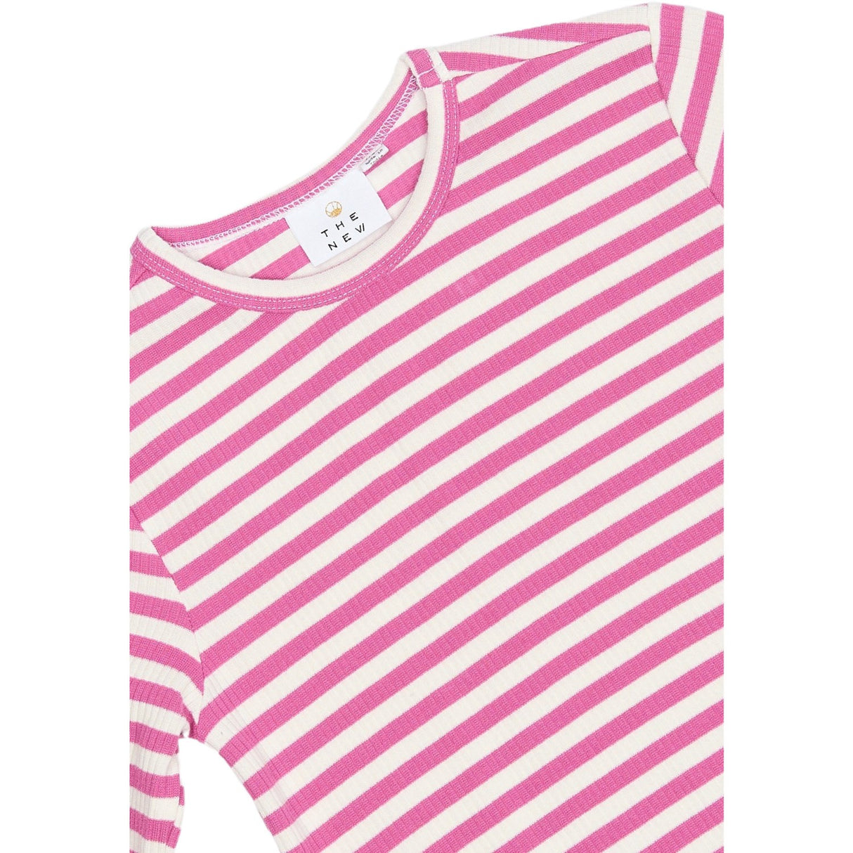 The New Ibis Rose Striped TNMoore L_S Rib Tee