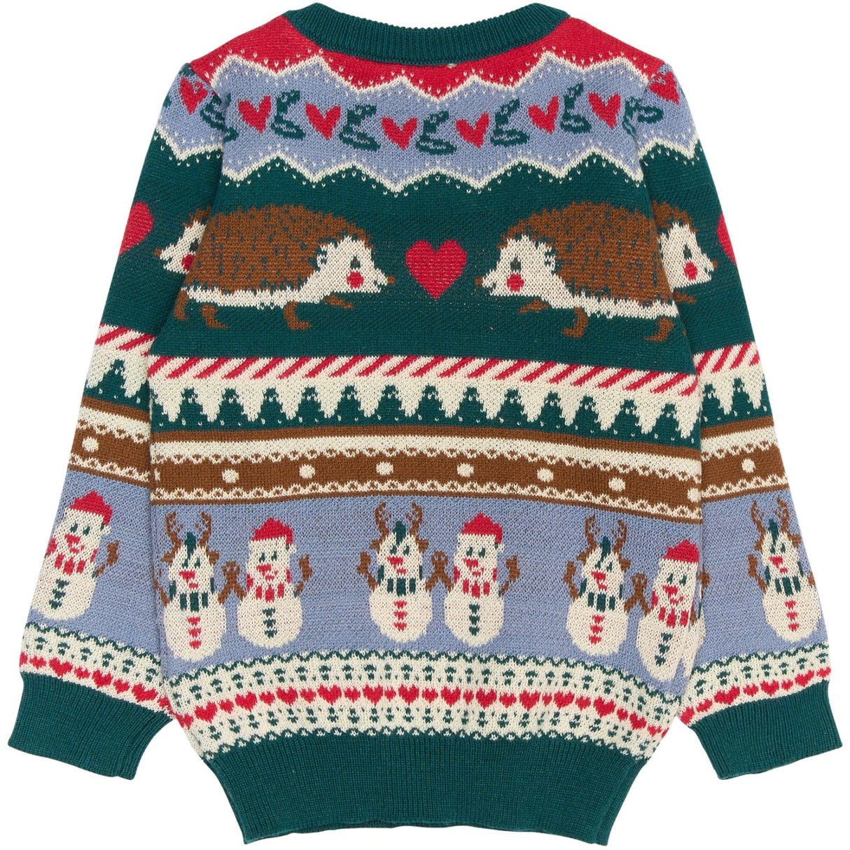 THE NEW Siblings Multi Colour Holiday Jacquard Pullover