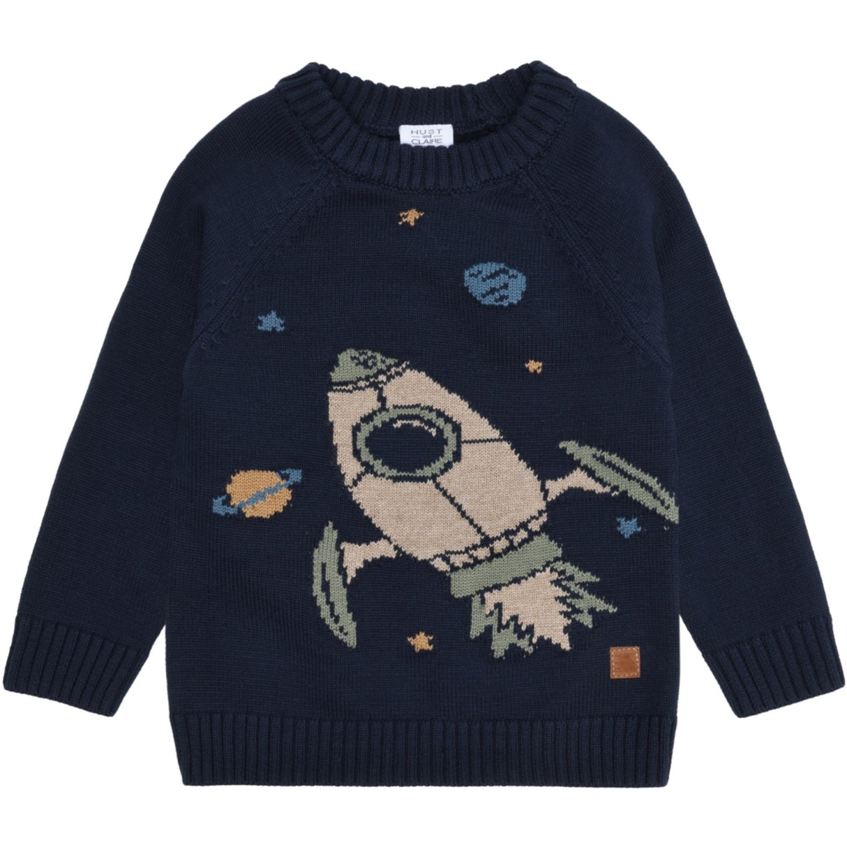 Hust & Claire More Navy Pelle Strikk Rocket
