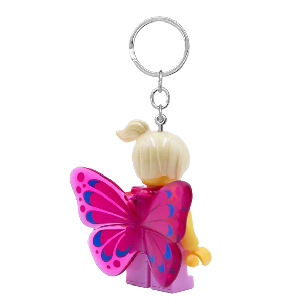 Euromic Lego® Iconic Butterfly Girl Keychain W/Led Light