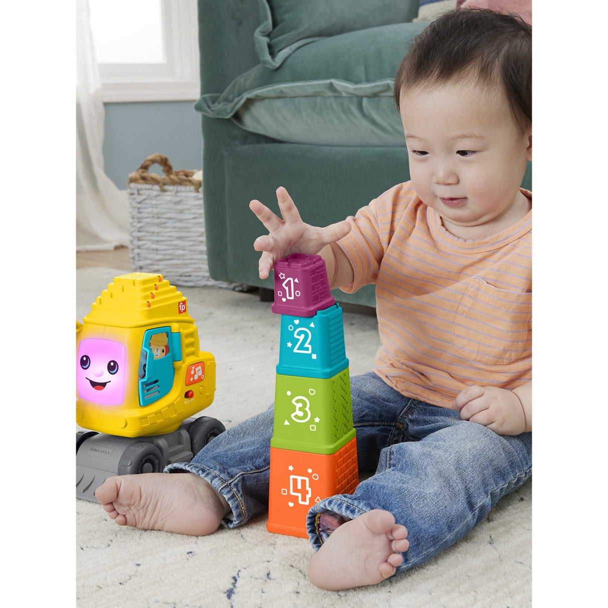 Fisher-Price® Tæl & Stabl Kran