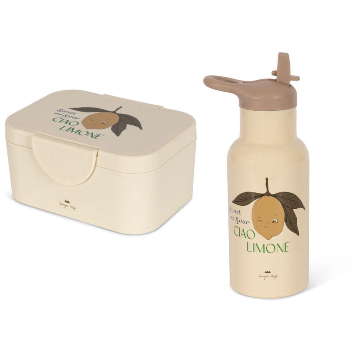 Konges Sløjd Lemon Lunch Box Sett