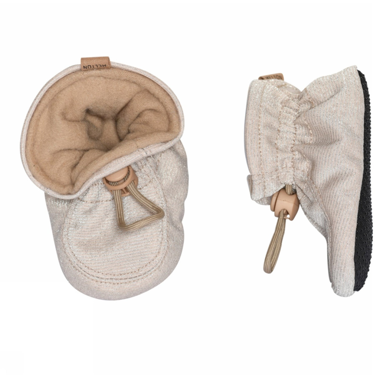 MELTON Tekstil Tøfler Glimmer Gold Glitter