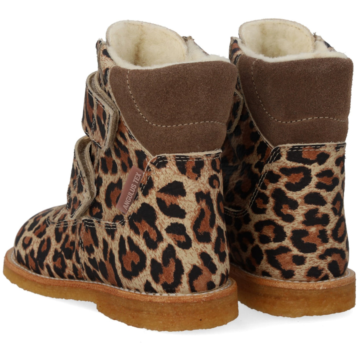 Angulus Beige Leo/Taupe TEX Støvel med borrelås