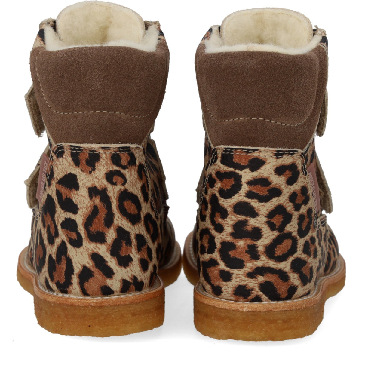 Angulus Beige Leo/Taupe TEX Støvel med borrelås