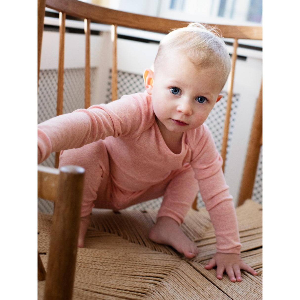 Serendipity Coral Baby Leggings