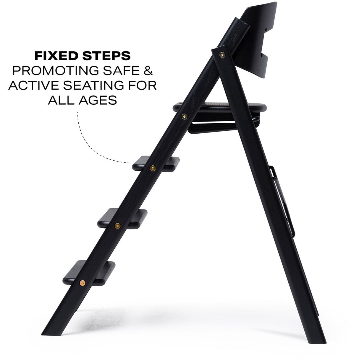 KAOS Black Klapp High Stol Eik