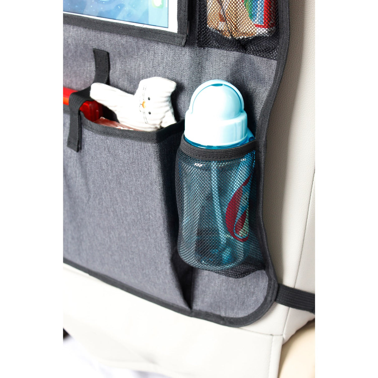 BabyDan Tablet Backseat Organizer, Luxury Grey