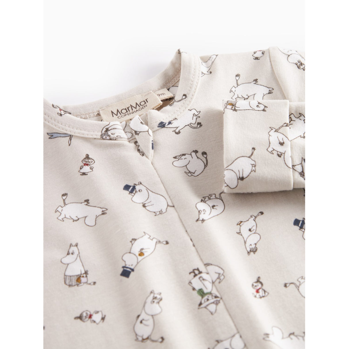 MarMar Modal Smooth Print Moomin Onesies Zip