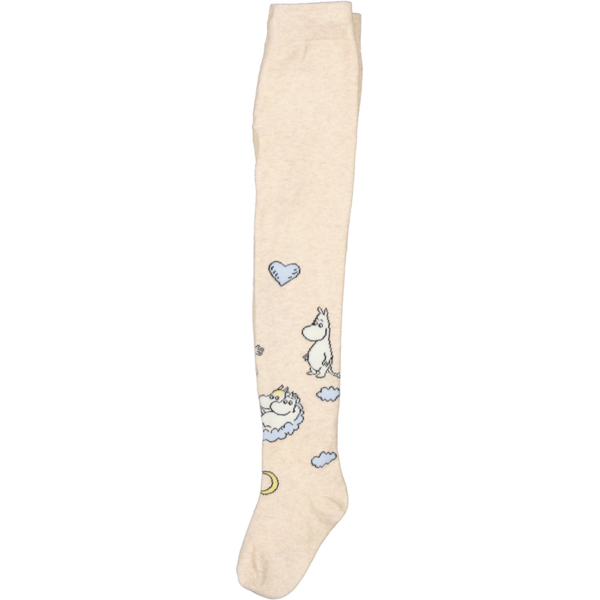 MarMar Tights Jacquard Beige Mel. Moomin Strømpebukser Jacquard