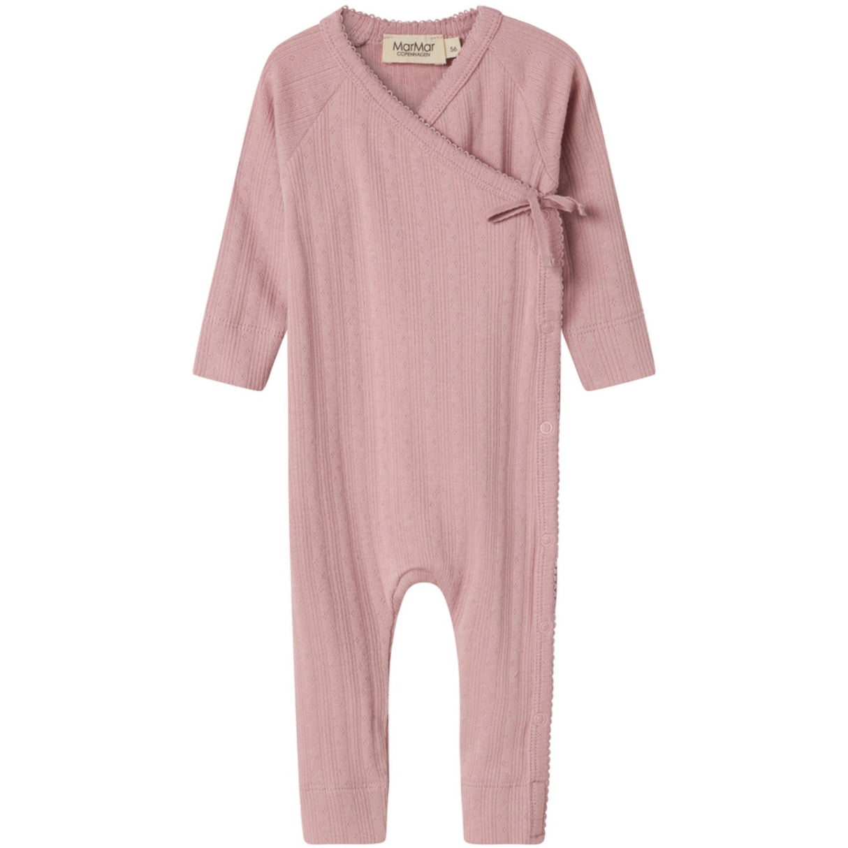 MarMar New Born Modal Pointelle Soft Berry Rula Onesies