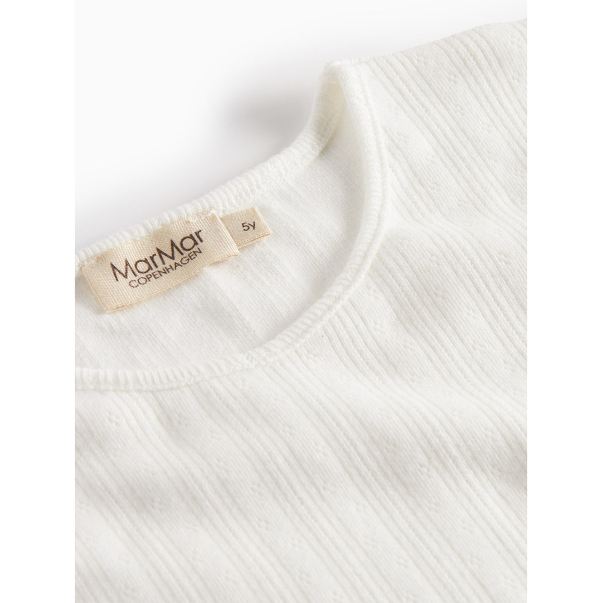 MarMar Modal Pointelle Gentle White Tamra Bluse