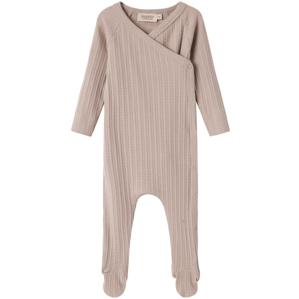 MarMar New Born Modal Pointelle Rib Soft Beige Rubello Onesies