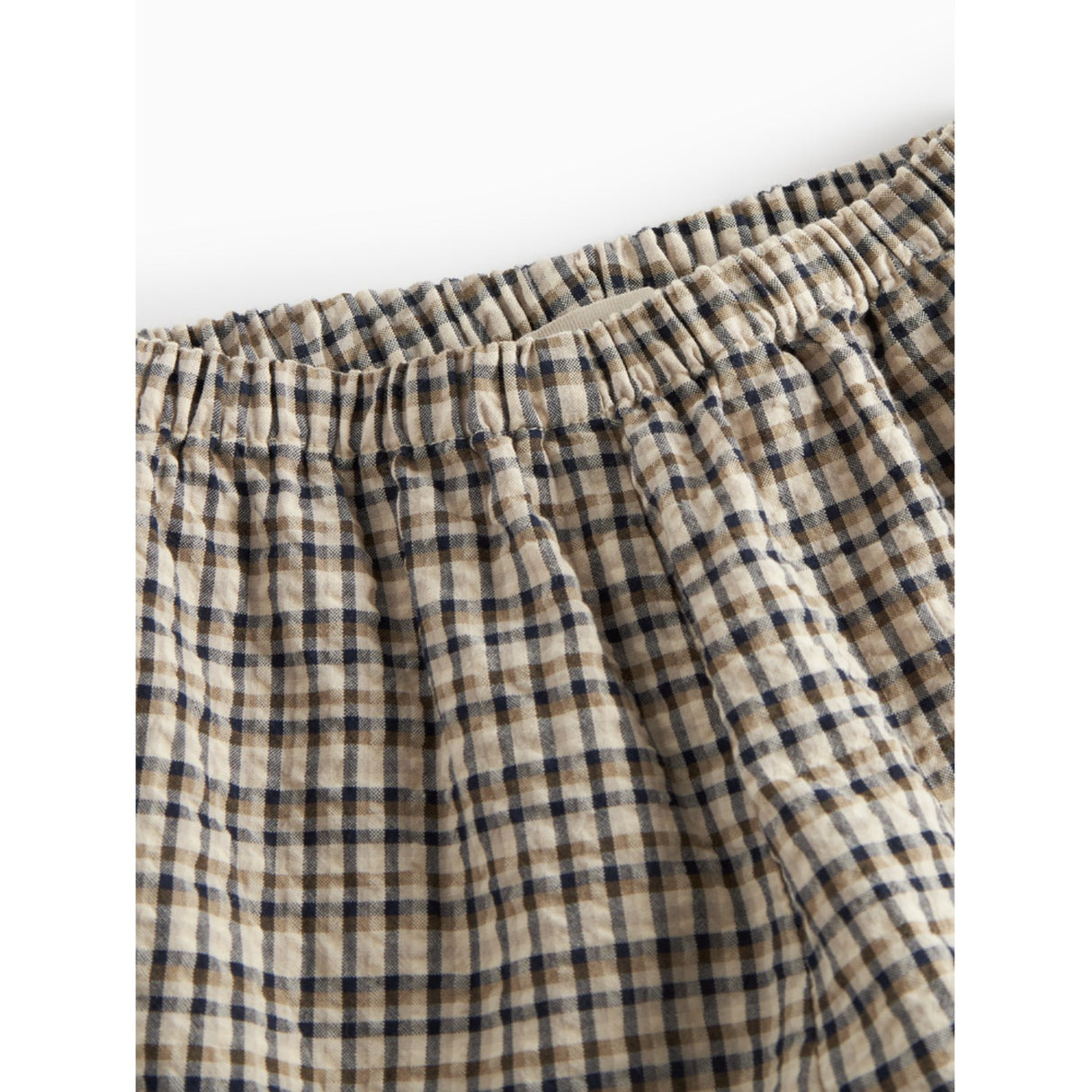 MarMar Seersucker Check Pilot Navy Check Palle Bukser