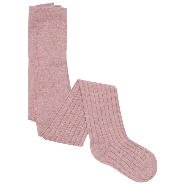 Minymo Light Rose Strømpebukse m. Mønster 2-Pak