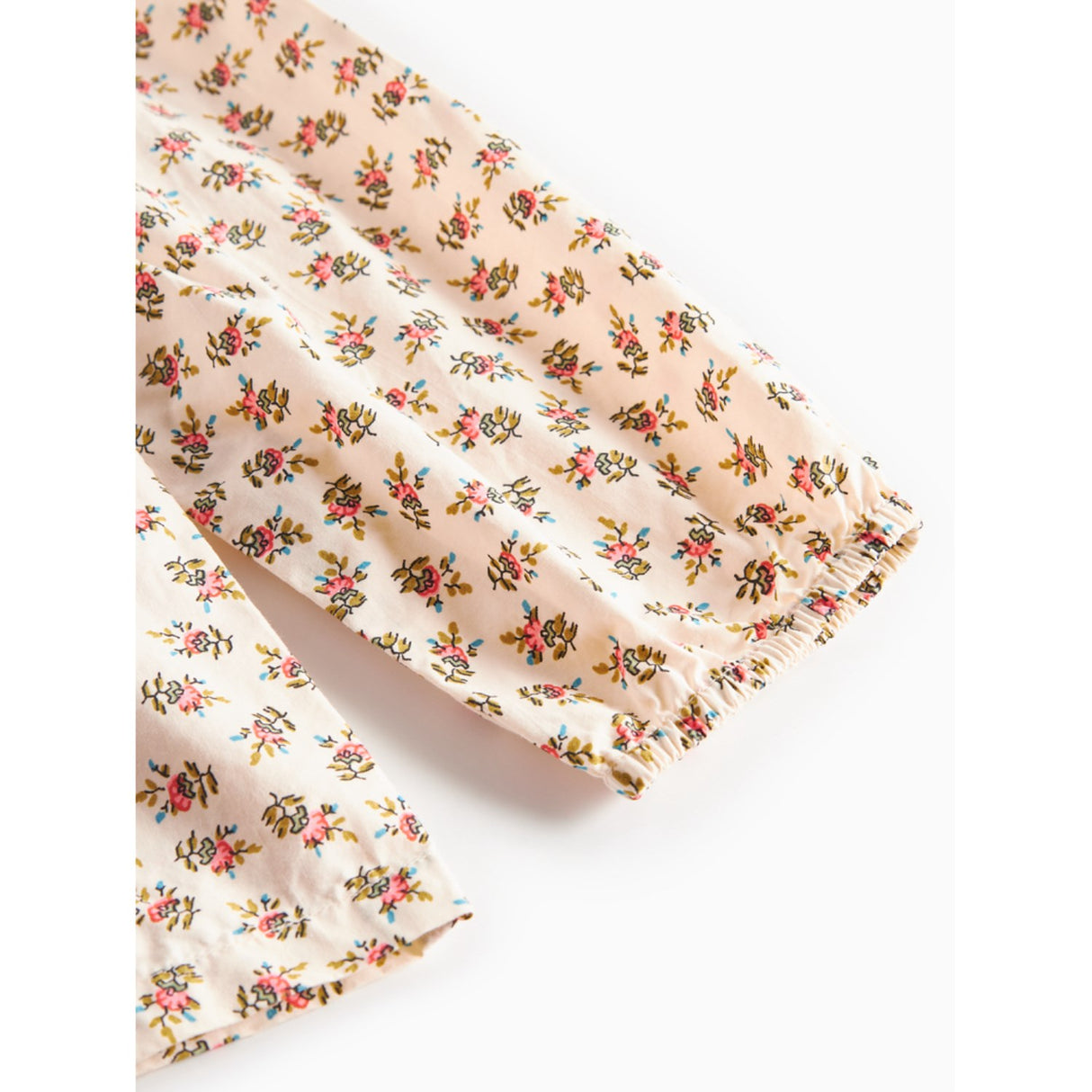 MarMar Poplin Japanese Flower Talsa LS Bluse