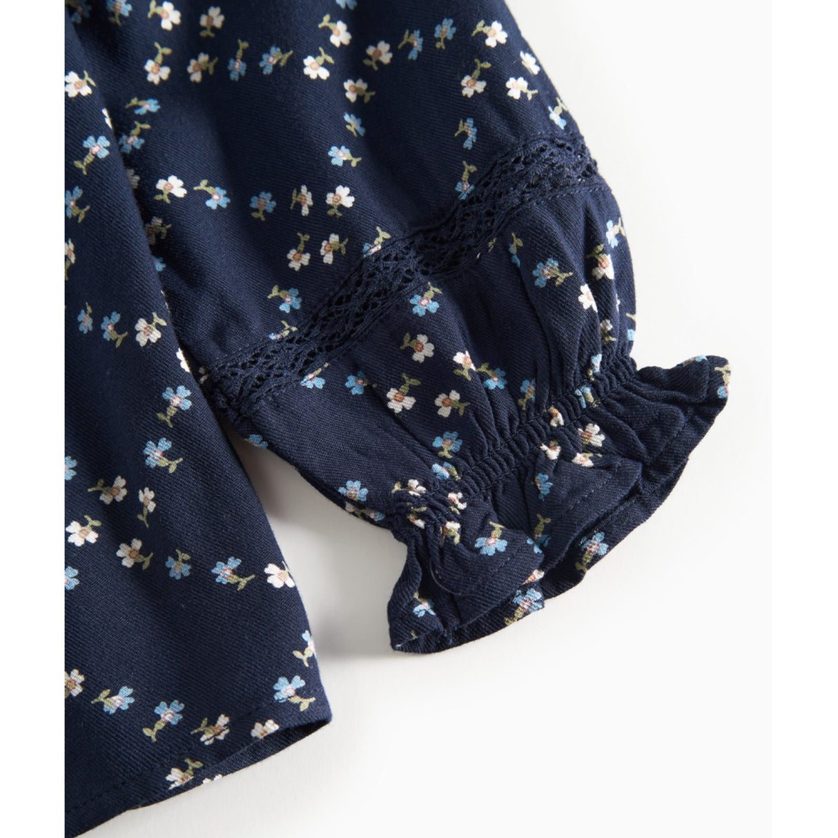 MarMar Viscose Twill French Flower Tuka LS Bluse