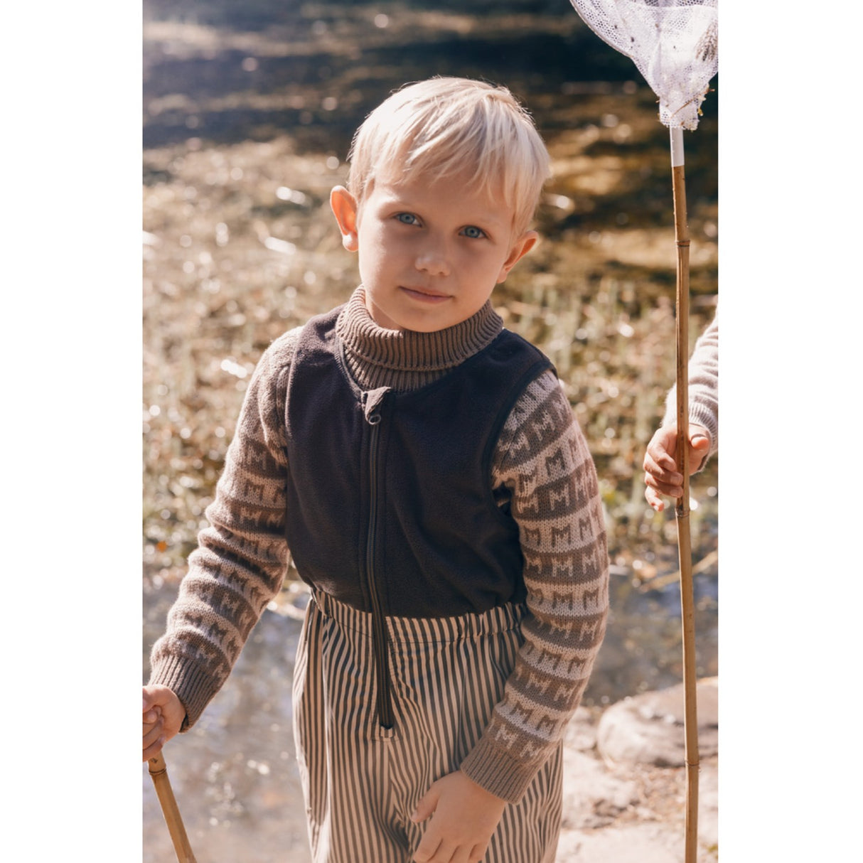 MarMar Rainwear Fleece Brown Stripe Obo Sett