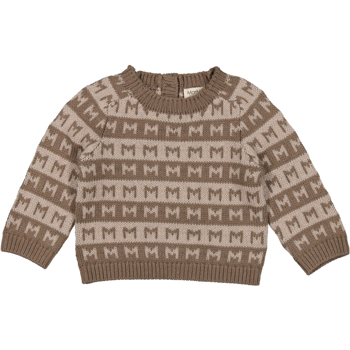 MarMar Heavy Knit Pattern Terre Stripe Talmi B Strikk Bluse