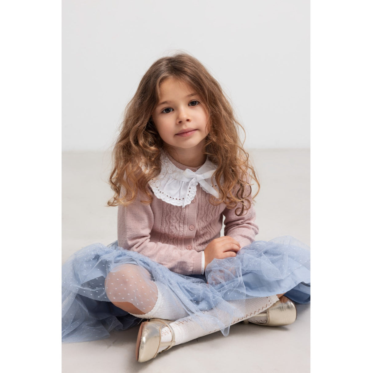 MarMar Modal Mix Cable Faded Rose Totti Strikk Cardigan