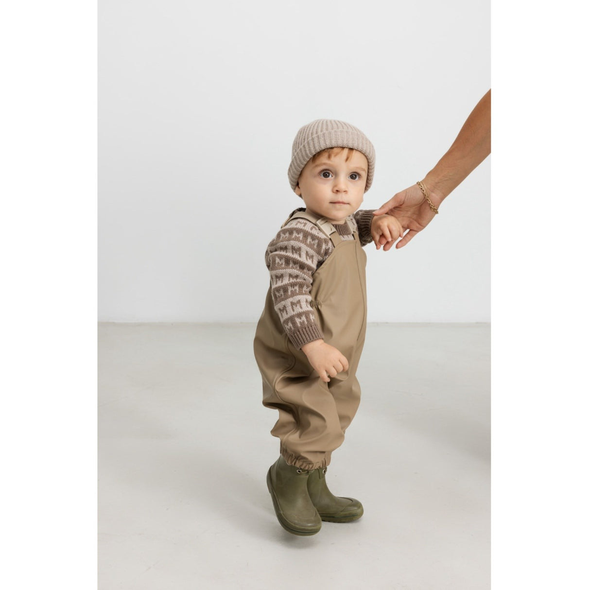 MarMar Heavy Knit Fisherman Oyster Grey Atlas Strikk Lue