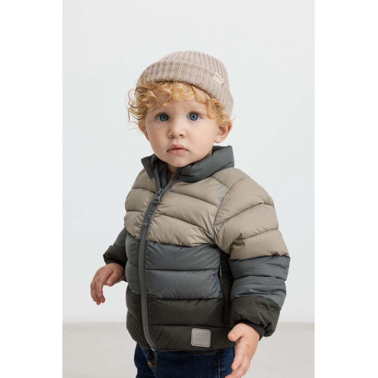 MarMar Vegan Puffer Coal Block Owe Jakke