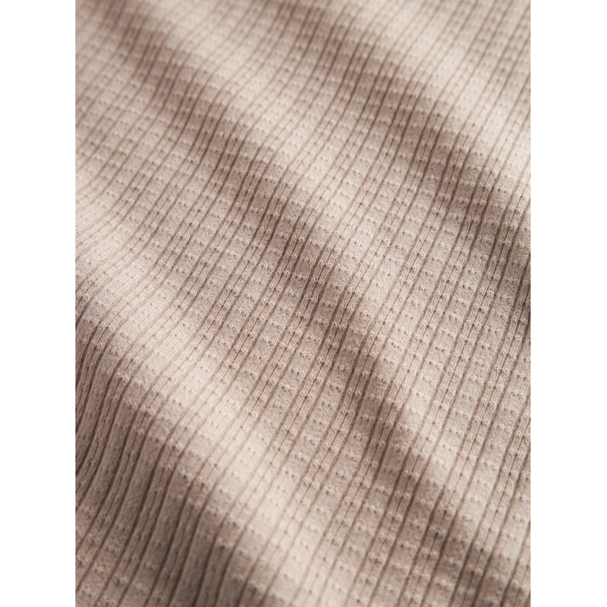 MarMar New Born Modal Pointelle Rib Soft Beige Alida Teppe