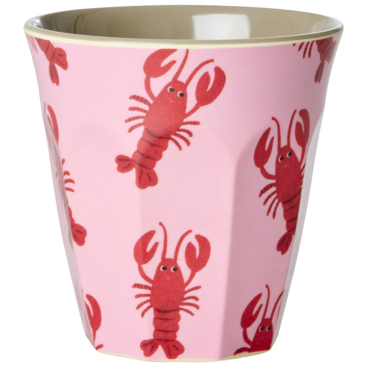 Rice Coral Ocean Print Melamine Cups Small 6 Pakke 160 Ml