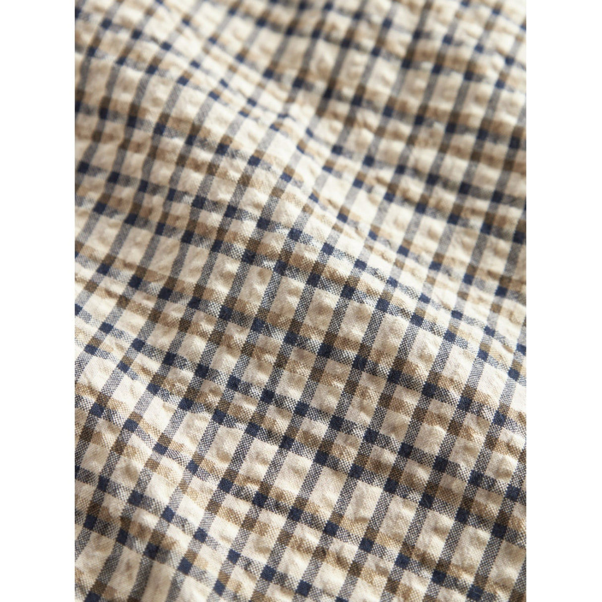 MarMar Seersucker Check Pilot Navy Check Airo Skjerf