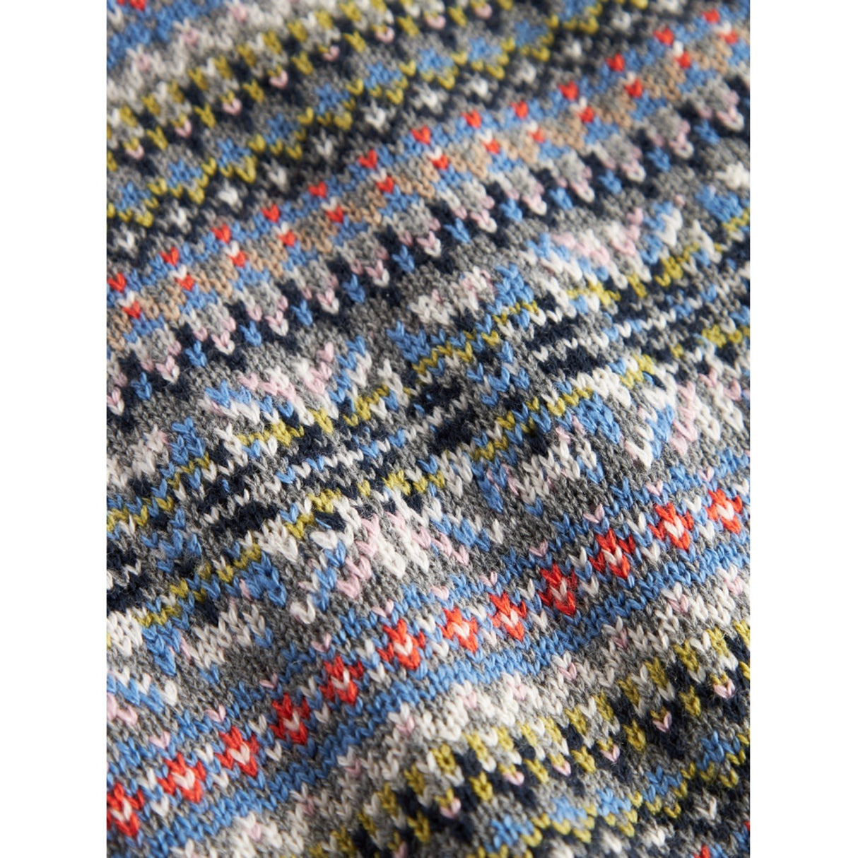 MarMar Light Cotton Wool Fair Isle Fair Isle Taj B Strikket Vest